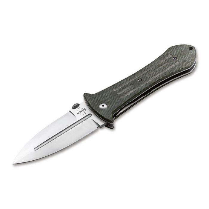 Складной нож Boker Pocket Smatchet, сталь VG-10, рукоять микарта