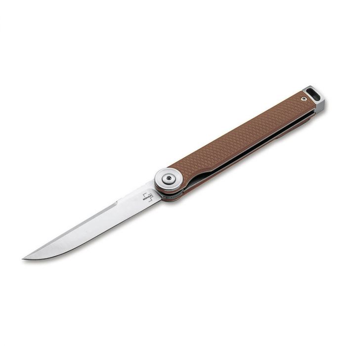 Складной нож Boker Kaizen Brown, сталь S35VN, рукоять G10