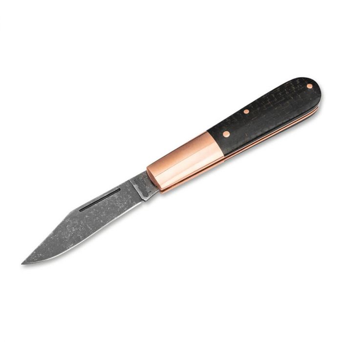 Складной нож Boker Barlow Copper Integral Micarta, сталь N690, рукоять медь/микарта