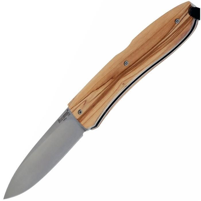 Нож складной Lionsteel Big Opera 8810 UL, сталь D2, рукоять оливковое дерево