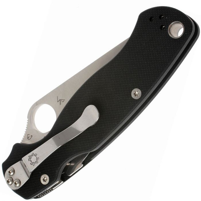 Складной нож Spyderco ParaMilitary 2, сталь CPM S45VN, рукоять G10, чёрный