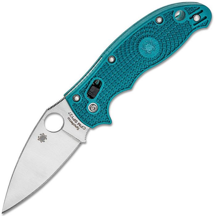 Складной нож Spyderco Manix 2, сталь CPM-SPY27, рукоять термопластик FRN Blue