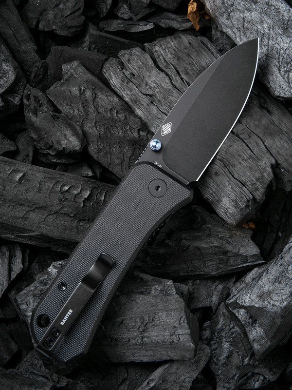 Складной нож WE Knife Banter black, S35VN