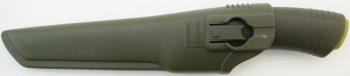 Нож с фиксированным лезвием Morakniv Bushcraft Forest, сталь Sandvik 12C27, ручка резина/пластик