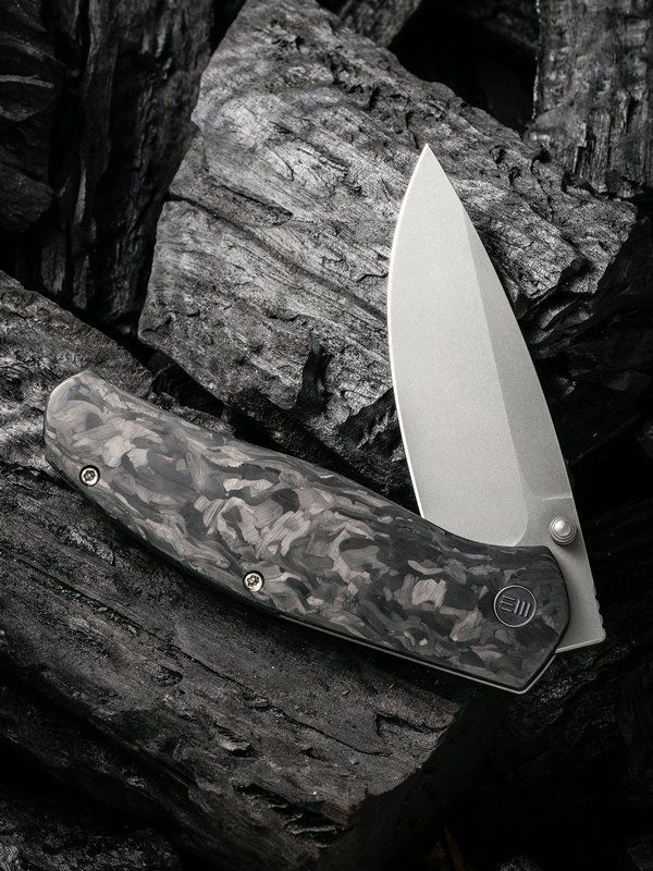 Складной нож WE Knife Esprit Marble Carbon, CPM 20CV