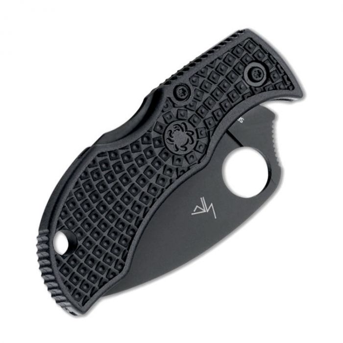 Складной нож Spyderco Manbug Wharncliffe Black сталь VG-10, рукоять FRN