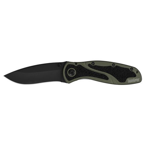 Складной нож Kershaw Blur 1670OLBLK, сталь 14C28N, рукоять алюминий