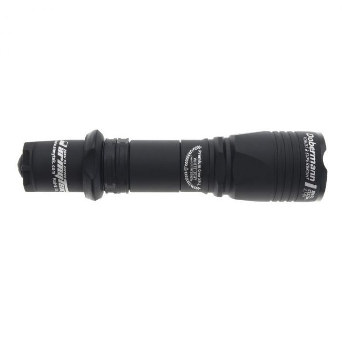 Фонарь светодиодный тактический Armytek Dobermann XP-E2, 240 лм, зеленый свет, аккумулятор