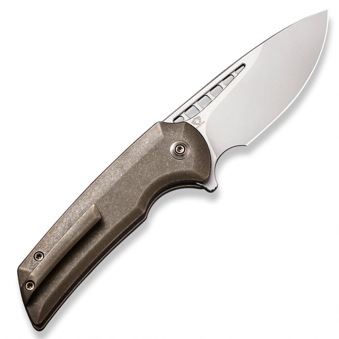 Складной нож WE Knife Mini Malice, сталь CPM-20CV, рукоять Bronze Titanium