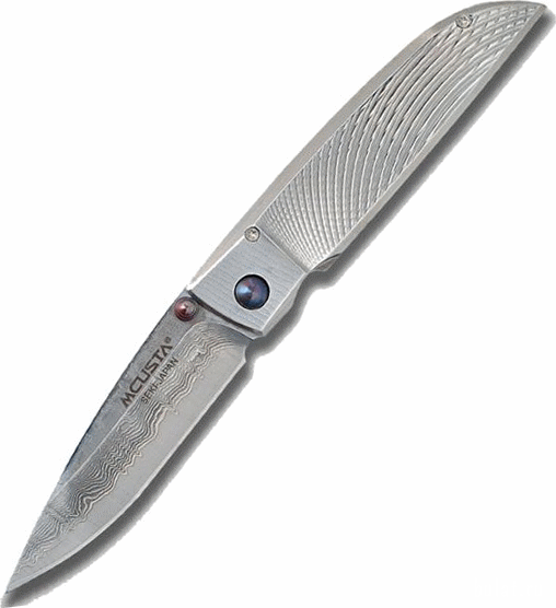 Складной нож Mcusta Shinra Mari MC-0036D, сталь VG-10, рукоять Damascus Steel