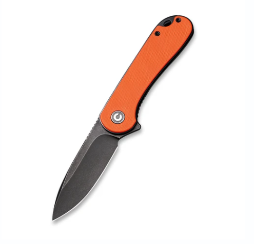 Складной нож CIVIVI Elementum Black, сталь D2, Orange G10