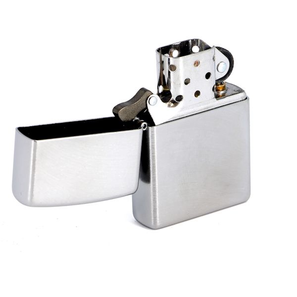 Зажигалка ZIPPO Classic с покрытием Chrome Arch, латунь/сталь, серебристая, матовая, 36x12x56 мм