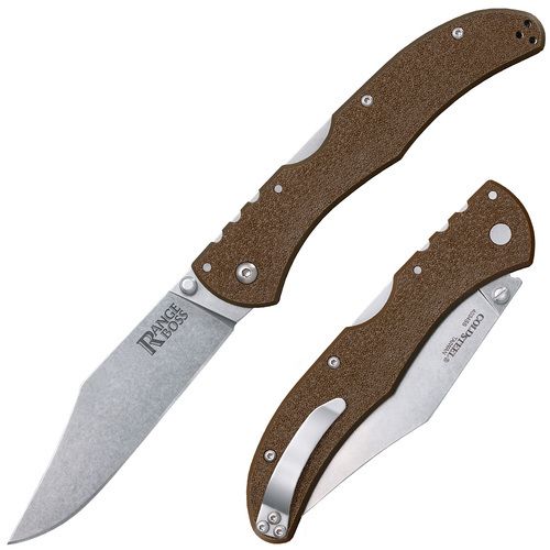 Складной нож Cold Steel Range Boss Flat dark earth, сталь 4034SS, рукоять пластик