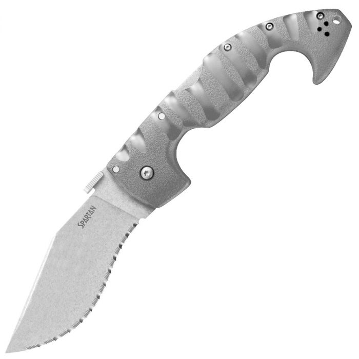 Складной нож Cold Steel Spartan Serrated, сталь AUS10A, рукоять полимер grivory