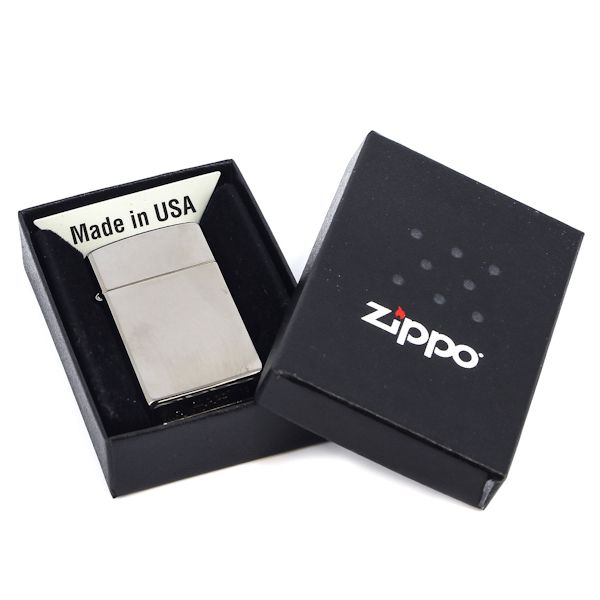 Зажигалка ZIPPO Black Ice, латунь с никеле-хром. покрыт., мокр.асфальт, глянц., 30х55х10 мм