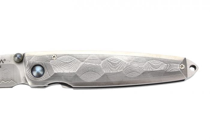 Складной нож Mcusta Shinra Tsushi MC-0034D, сталь VG-10, рукоять Damascus Steel