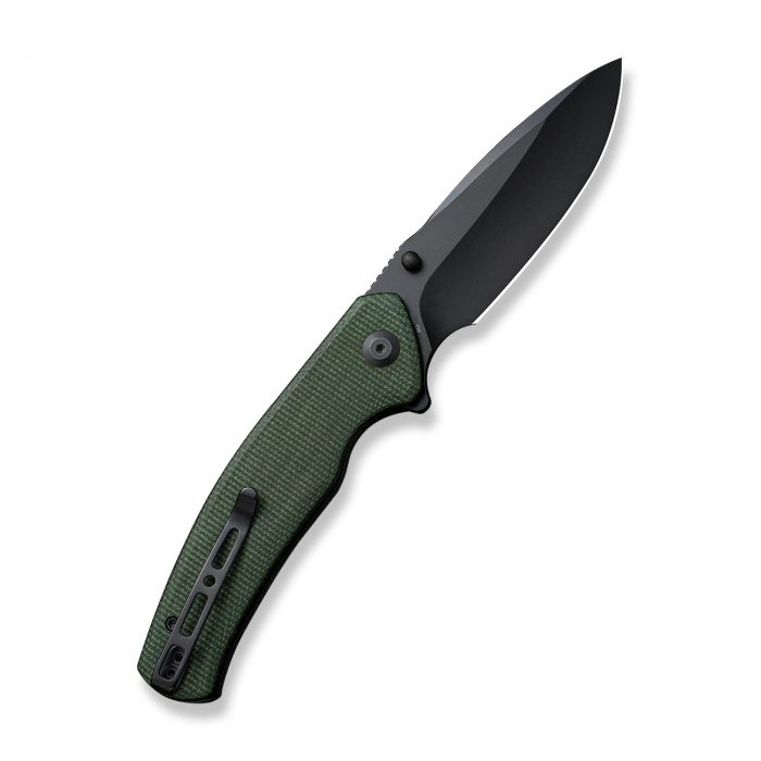 Складной нож Sencut Slashkin, сталь D2, рукоять canvas micarta, black/green