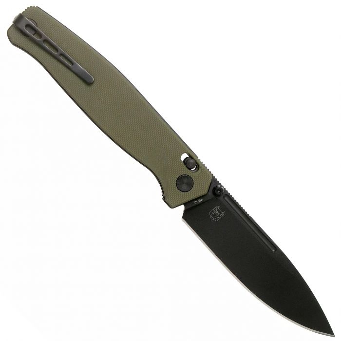 Складной нож RealSteel Huginn, сталь VG-10, рукоять OD Green G10