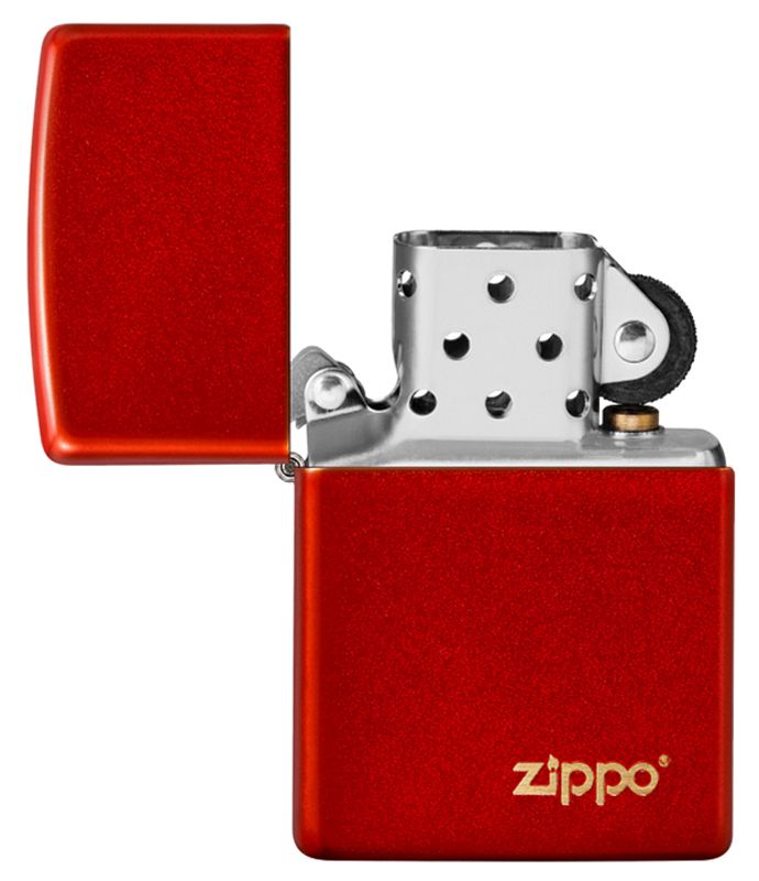 Зажигалка Classic Metallic Red ZIPPO с логотипом Zippo