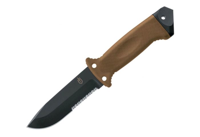 Нож с фиксированным клинком Gerber LMF II, сталь 420HC, рукоять термопластик GRN