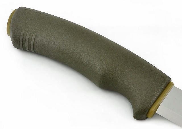 Нож с фиксированным лезвием Morakniv Bushcraft Forest, сталь Sandvik 12C27, ручка резина/пластик