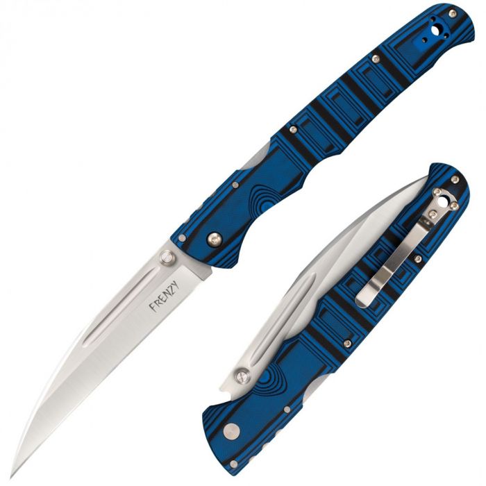 Складной нож Frenzy 2 (Blue/Black) - Cold Steel 62P2A, сталь CPM-S35VN, рукоять G10