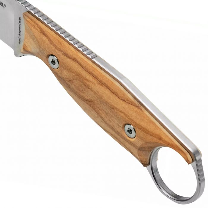 Нож RealSteel Furrier Harpoon, сталь N690, рукоять Olive Wood