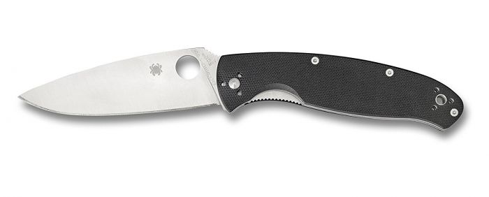 Складной нож Spyderco Resilience™, сталь 8Cr13MOV, рукоять G-10, чёрный