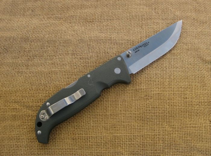 Складной нож Finn Wolf - Cold Steel 20NPF, сталь AUS 8A, рукоять Griv-Ex™ (высококачественный пластик), Зеленый