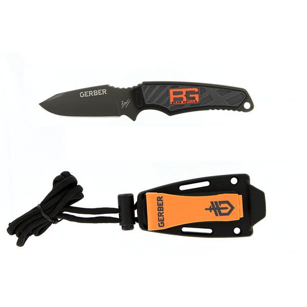 Нож Gerber Bear Grylls Ultra Compact Fixed Blade, сталь 7Cr17MoV, рукоять термопластик GRN