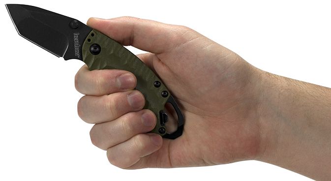 Складной нож Kershaw Shuffle II, сталь 8Cr13MoV, рукоять термопластик GRN, хаки