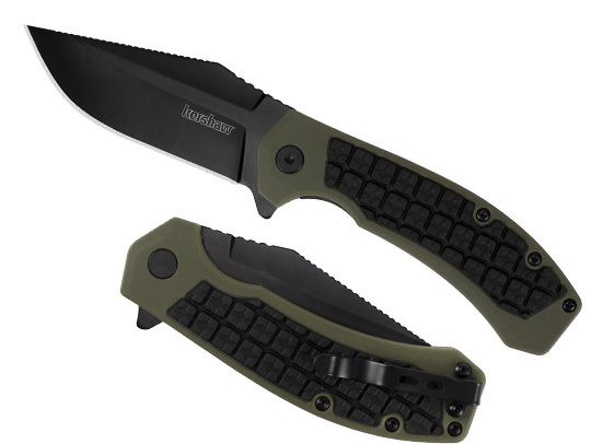 Складной нож Kershaw Faultline K8760, сталь 8Cr13MoV, рукоять пластик/резина