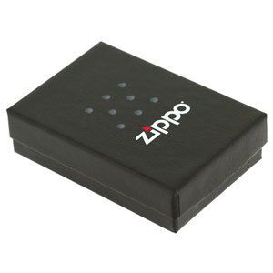 Зажигалка ZIPPO Рыбак, с покрытием Black Matte, латунь/сталь, чёрная, матовая, 36x12x56 мм