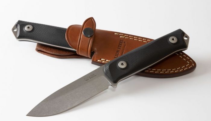 Нож LionSteel B41 Bushcraft, сталь Sleipner, рукоять G10, черный