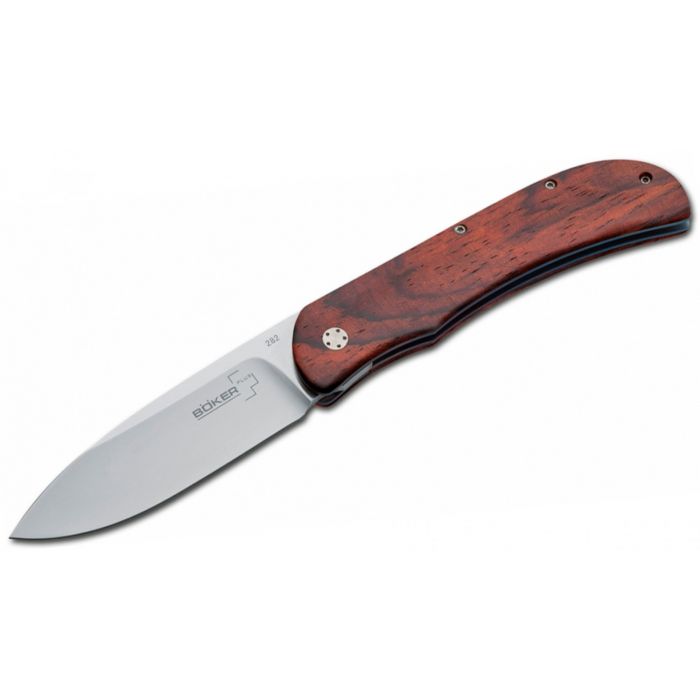 Нож складной Exskelibur I Cocobolo, сталь 440C Satin Plain, рукоять дерево кокоболо, Boker Plus 01BO022