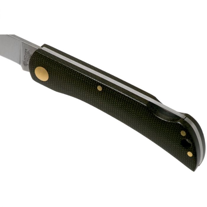 Складной нож Boker Rangebuster Green, сталь N690, рукоять микарта