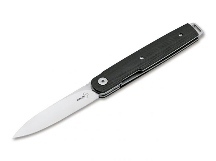 Нож складной Boker Plus LRF, сталь VG10 Satin Plain, рукоять стеклотекстолит G10, 01BO078