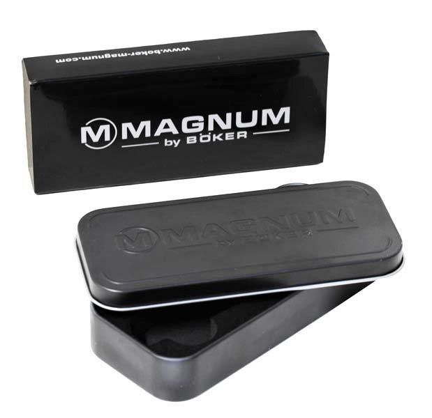 Нож складной Magnum Black Carbon - Boker 01RY703, сталь 440A EDP Plain, рукоять карбон, чёрный