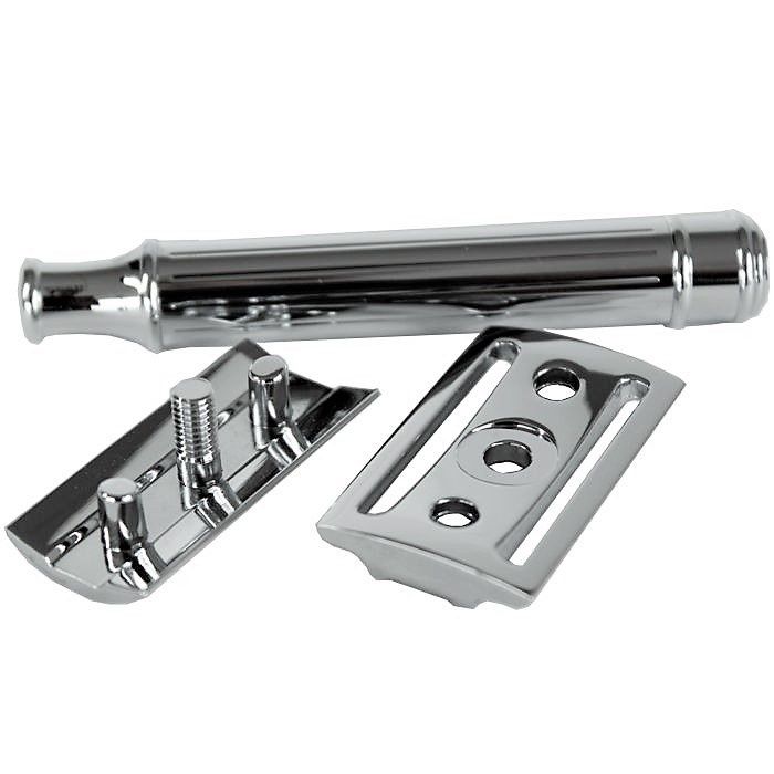 Станок для бритья Bker Safety Razor Rasierhobel Metall, нержавеющая сталь, хромированное покрытие, 04BO140