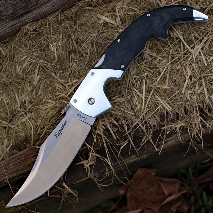 Складной нож Espada (Large) - Cold Steel 62MB, сталь CPM-S35VN, рукоять G10/Анодированный алюминий