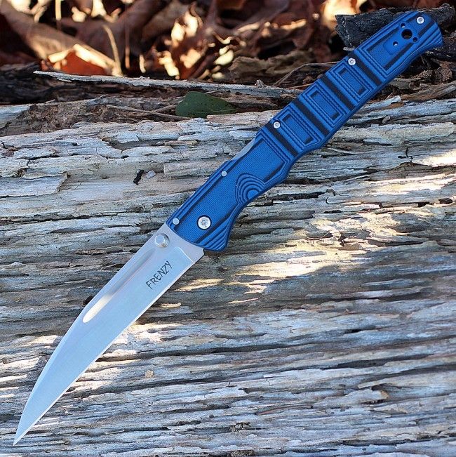 Складной нож Frenzy 2 (Blue/Black) - Cold Steel 62P2A, сталь CPM-S35VN, рукоять G10