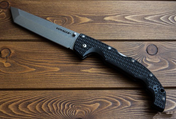 Складной нож Cold Steel Voyager XL Tanto 29AXT, сталь Aus 10A, рукоять пластик