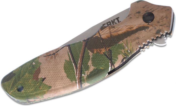 Складной нож CRKT Shenanigan™ Camo Realtree™ Xtra® Camouflage, сталь AUS-8, рукоять термопластик GRN