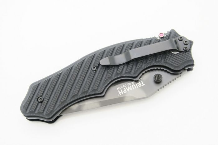 Складной нож CRKT 1030TSQ Triumph-2, сталь AUS-8 Tiger Stripe, рукоять стеклотекстолит G10