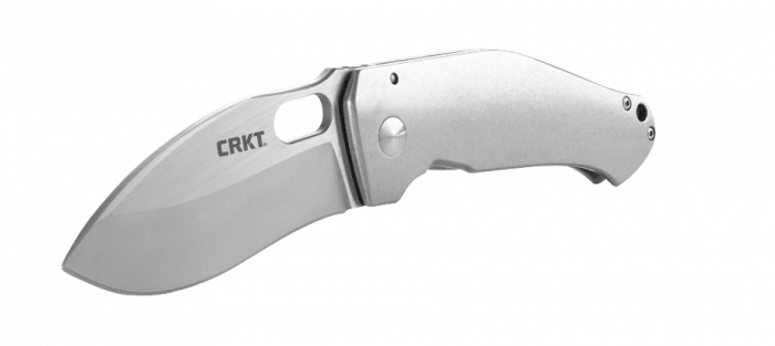 Складной нож Lucas Burnley Design Buku™, CRKT 2460, сталь 8Cr13MOV Nepalese - style Kukri Blade, рукоять нержавеющая сталь