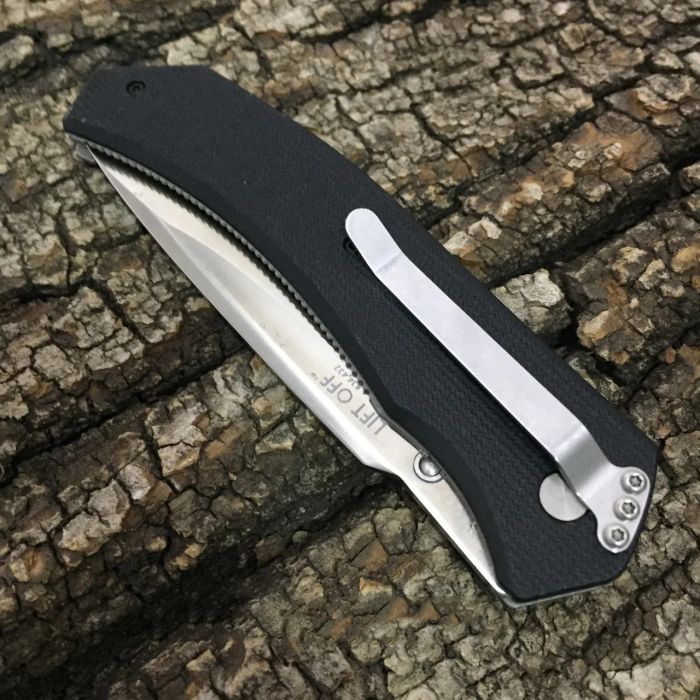 Полуавтоматический складной нож Lift Off, CRKT 6830, сталь AUS-8, рукоять термопластик Zytel®/сталь