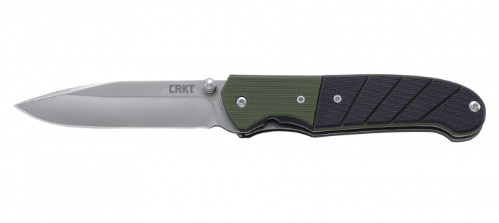 Полуавтоматический складной нож Ignitor, CRKT 6850, сталь 8Cr14MoV Satin, рукоять стеклотекстолит G10