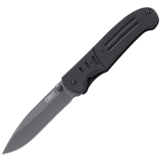 Полуавтоматический складной нож Ignitor T, CRKT 6860, сталь 8Cr14MoV Titanium Nitride, рукоять стеклотекстолит G10