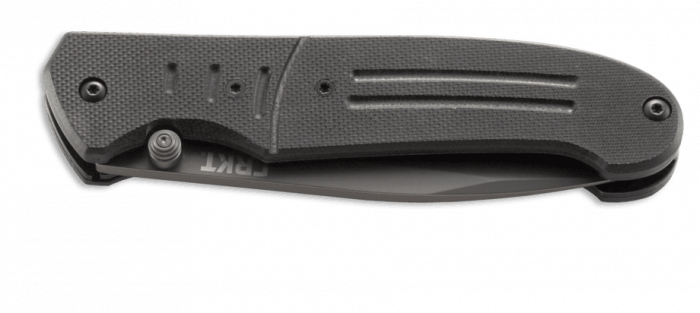 Полуавтоматический складной нож Ignitor T Veff Serrations™, CRKT 6865, сталь 8Cr14MoV Titanium Nitride, рукоять стеклотекстолит G10