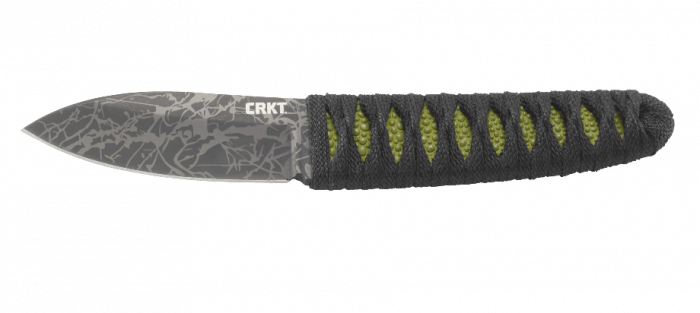 Нож с фиксированным клинком CRKT Akari, сталь 8Cr13MoV, рукоять паракорд